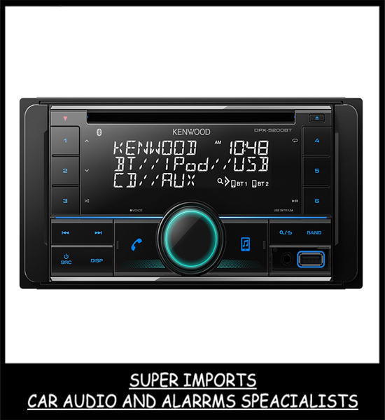 Kenwood DPX-5200BT Double DIN Stereo