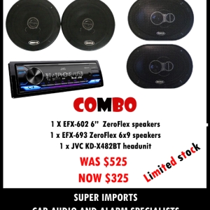 ZeroFlex 6.5″ and 6×9 speaker Combo Deal